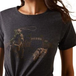 Women's Ariat Rodeo Stitches T-Shirt #10044617 -Outlet Cowgirl Closet Store 01bfa00109ae4f780c5b9a6ec5daa534