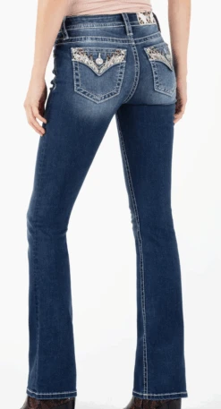 Women's Miss Me Leo Stunner Bootcut Jean #M3791B