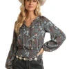 Women's Rock & Roll Cowgirl Blouse #RRWT52R0CL