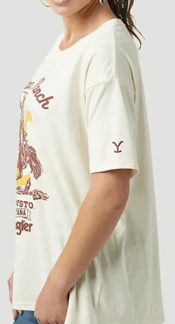 Women's Wrangler Yellowstone Oversized T-Shirt #112323597 -Outlet Cowgirl Closet Store 050dc4da73b1bb3a913b2018006fc941