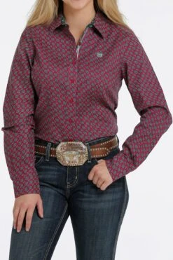 Women's Cinch Button Down Shirt #MSW9165015PNK -Outlet Cowgirl Closet Store 059276e22571a8749be51a9cdb9ea2ab