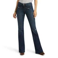 Women's Ariat Slim Trouser Jean #10039597 -Outlet Cowgirl Closet Store 0e34224b7366ce34de4944a4e44f77ed