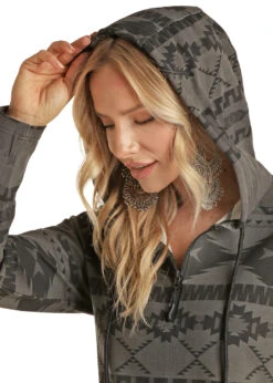 Women's Rock & Roll Cowgirl Hoodie #PRWO91RZXN -Outlet Cowgirl Closet Store 0e6702e72cc316914065a220916ee943