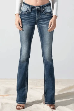 Women's Miss Me Bootcut Jean #M5082B122 -Outlet Cowgirl Closet Store 1684508be6f36d224d55aeb2c0518b6a