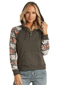 Women's Rock & Roll Cowgirl Hoodie #RRWT94R04G