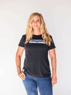 Women's Kimes Ranch Broken Stripe T-Shirt -Outlet Cowgirl Closet Store 19fb630e5409bdffe9b2b6ccc5f750d9