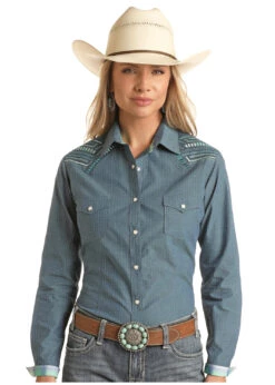 Women's Rough Stock Snap Front Shirt #RSWSOSRZD2
