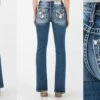 Women's Miss Me Bootcut Jean #M3885B