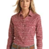 Women's Rough Stock Snap Front Shirt #RSWSOSRZD5