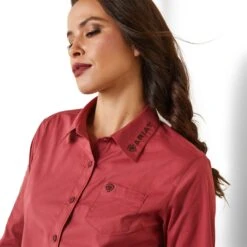 Women's Ariat Team Kirby Stretch Button Down Shirt #10043550 -Outlet Cowgirl Closet Store 2cf5a7b50a4262781931304d7355f0e9