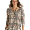 Women's Panhandle Knit Blouse #L8T2066