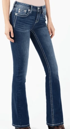 Women's Miss Me Leo Stunner Bootcut Jean #M3791B -Outlet Cowgirl Closet Store 2f7ffc28d86570822d9c0524badcfba2