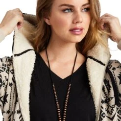 Women's Ariat REAL Sherpa Full Zip Hoodie #10042171 -Outlet Cowgirl Closet Store 318a459ee5cdb45ed2a05fa6853653dd