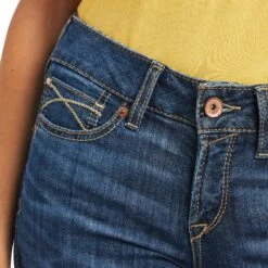 Women's Ariat R.E.A.L. Perfect Rise Nadia Straight Jean #10040801 -Outlet Cowgirl Closet Store 389c3db17056a32964f6ddd2ba372a1b