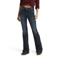 Women's Ariat Ryki Trouser Jean #10043209 -Outlet Cowgirl Closet Store 452cf6344cd0a76f4ccdb8e7aea97695