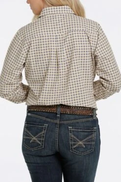 Women's Cinch Button Down Shirt #MSW9163003YEL -Outlet Cowgirl Closet Store 5265350d8c2eec34bab999ab9d3738ce