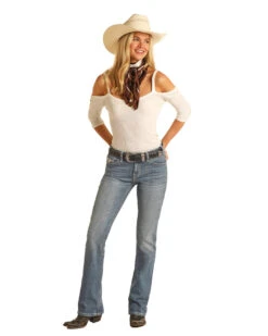 Women's Rock & Roll Cowgirl Bootcut Jean #RRWD4MRZTA -Outlet Cowgirl Closet Store 5b826c400989a033f02c3a99cfacc87c