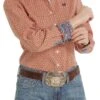 Women's Cinch Orange Button Down Shirt #MSW9165028ORG