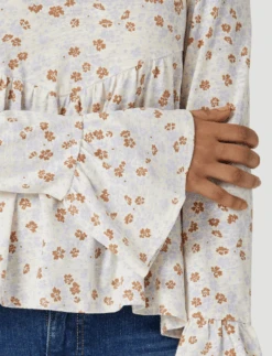 Women's Wrangler Babydoll Blouse #112327222 -Outlet Cowgirl Closet Store 612a7759ebca0b73dcced06782c7878e