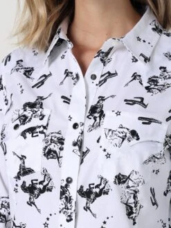 Women's Wrangler Retro Snap Front Shirt #112330046 -Outlet Cowgirl Closet Store 61c7a05d8e3470c74bf56ff2eff2f8cc