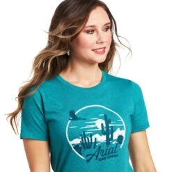Women's Ariat Opuntia T-Shirt #10039973 -Outlet Cowgirl Closet Store 640d727247f6a5724d4f65f79f06006c