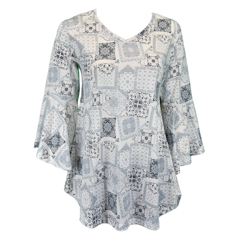 COWBOY HARDWARE Women's Cowgirl Hardware Blouse #255228-403-W 1 COWBOY HARDWARE Women's Cowgirl Hardware Blouse #255228-403-W