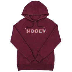 Women's Hooey Maroon Artisan Hoodie #HH1196BU