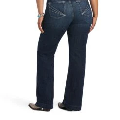 Women's Ariat Trouser Perfect Rise Aisha Wide Leg Jean #10040806X