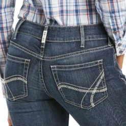 Women's Ariat R.E.A.L. Arrow Fit Mid-Rise Boot Cut Esther Jean #10034662-C -Outlet Cowgirl Closet Store 75fc29a5243ff615faaacfebcc634b08