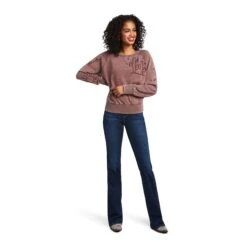 Women's Ariat American Stories Crew Sweater #10039816 -Outlet Cowgirl Closet Store 7752a0f8a0cc6078357f9eeed84c75ce 1