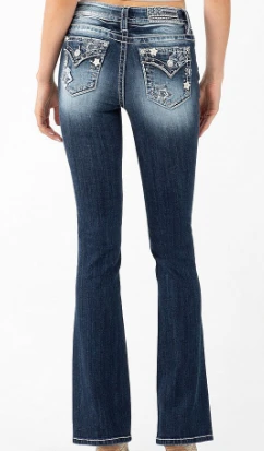 Women's Miss Me Star Bootcut Jean #M3859B2