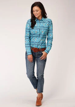 Women's Roper Snap Front Shirt #03-050-0067-4018 -Outlet Cowgirl Closet Store 97fe53430004a64591c6f036ae36a9c8
