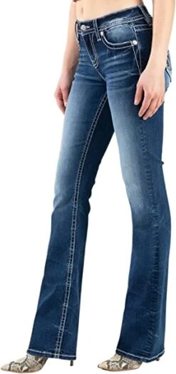 Women's Miss Me Bootcut Jean #M3924B -Outlet Cowgirl Closet Store 990e494ac8a9b02ca0354257849be8db
