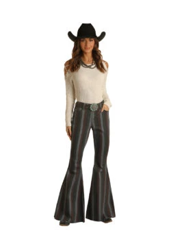 Women's Rock & Roll Cowgirl Bell Bottom Jean #WHB1671 -Outlet Cowgirl Closet Store WHB1671