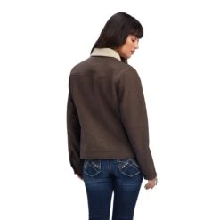 Women's Ariat Brown Floral Trucker Jacket #10042082 -Outlet Cowgirl Closet Store a8afce8663e9e77c97a81d69efe9e8d0