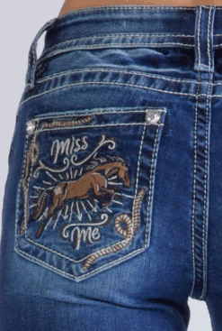Women's Miss Me Rodeo Queen Bootcut Jean #M3863B -Outlet Cowgirl Closet Store aa5d58d5d29d4edfed312f639d9e5c02
