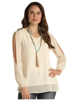 Women's White Label Blouse #WLWT52R0HU