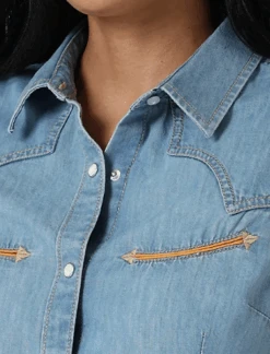 Women's Wrangler Snap Front Shirt #112329683 -Outlet Cowgirl Closet Store ad6e18fd34d88cca04f83f965aac413f