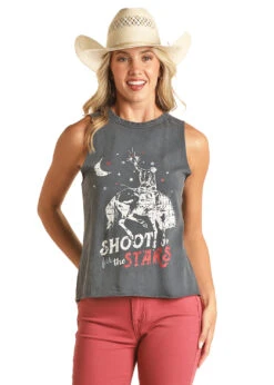 Women's Rock & Roll Cowgirl Tank #RRWT20R185