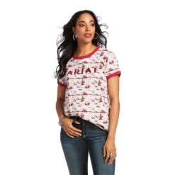 Women's Ariat Yuma Ringer T-Shirt #10039531-C -Outlet Cowgirl Closet Store b0601c37152937e9297d05084a7dfeb7