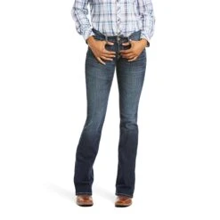 Women's Ariat R.E.A.L. Arrow Fit Mid-Rise Boot Cut Esther Jean #10034662-C