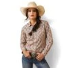 Women's Ariat Cimarron Dobby Snap Front Shirt #10043685