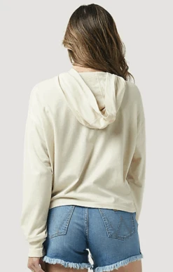 Women's Wrangler Yellowstone Crop Hoodie #112323610 -Outlet Cowgirl Closet Store c2ba90068fb351629dafa407b09fbee8