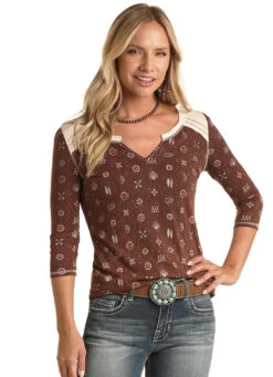 Women's Rock & Roll Cowgirl T-Shirt #WLWT21RZIV