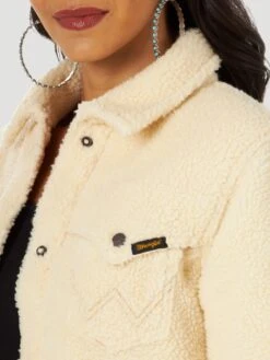 Women's Wrangler Retro Sherpa Jacket #112317278 -Outlet Cowgirl Closet Store d42b90d9345406693d59bc7ce6814f1d