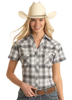 Women's Rough Stock Snap Front Shirt #RSWS1SRZCX