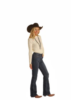 Women's Rock & Roll Cowgirl High Rise Bootcut Jean #WH-2707
