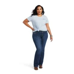 Women's Ariat REAL Flag Waver T-Shirt #10040578X