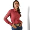 Women's Ariat Team Kirby Stretch Button Down Shirt #10043550