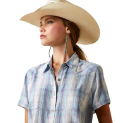 Women's Ariat REAL Billie Jean Button Down Shirt #10045226 -Outlet Cowgirl Closet Store ea6a4a0c0a4d7159585995c40de87348